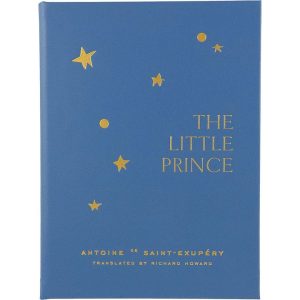 "The Little Prince" Book in Blue Bonded Leather