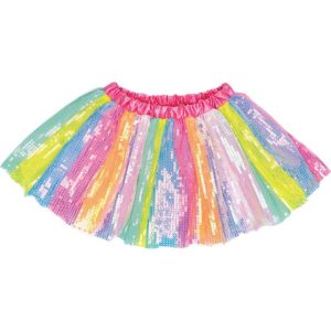 Stripy Sequins Skirt - Size 4-6 Years