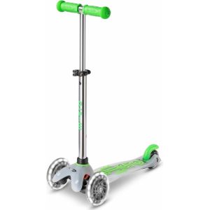 Micro Mini LED Scooter - Neon Green