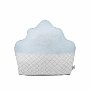Light Blue Cupcake Pillow