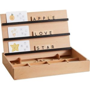 Wooden Compelling Spelling Activity Box